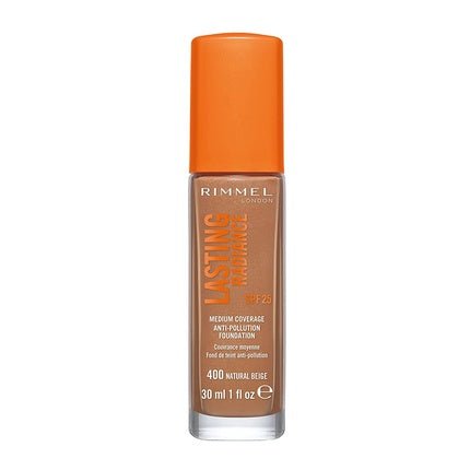 Rimmel Lasting Radiance Foundation - 400 Natural Beige | 30m - Maison des fragrances