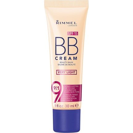 Rimmel London BB Cream 9 - in - 1 Lightweight Formula with Brightening Effect and SPF 15 30ml - Maison des fragrances