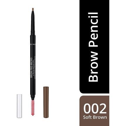 Rimmel London Brow Pro Micro Ultra - Fine Precision Pencil & Brush Natural - Maison des fragrances
