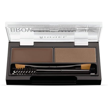 Rimmel London Brow This Way Eyebrow Powder Sculpting Kit 1.3g Medium Brown - Maison des fragrances