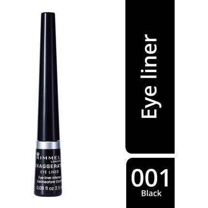 Rimmel London Exaggerate Liquid Eyeliner Black 2.5ml - Maison des fragrances