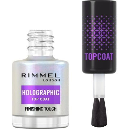 Rimmel London Holographic Nail Polish Top Coat - Maison des fragrances