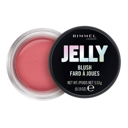 Rimmel London Jelly Blush Blusher Water - Based Formula for Dewy Skin Look 5.53g BubbleGum Chum - Maison des fragrances
