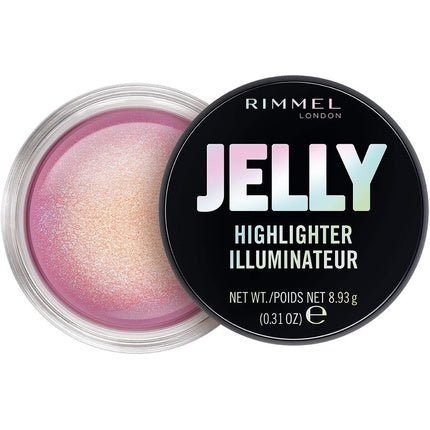 Rimmel London Jelly Highlighter Long - lasting and Water Based Bouncy Formula for Dewy Skin Look 7.75ml Flamingo Pink - Maison des fragrances