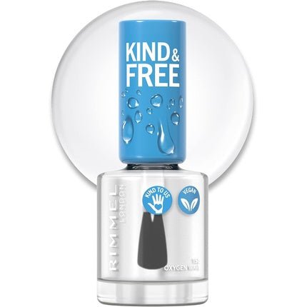 Rimmel London Kind and Free Clean Nail Polish 8ml 150 Top Coat - Maison des fragrances
