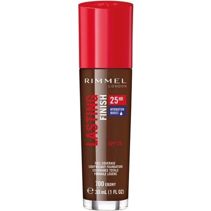 Rimmel London Lasting Finish 25 Hour Foundation 30ml 700 Ebony - Maison des fragrances