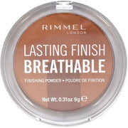 Rimmel London Lasting Finish Breathable Finishing Powder 0.31oz 004 Deep for Women - Maison des fragrances