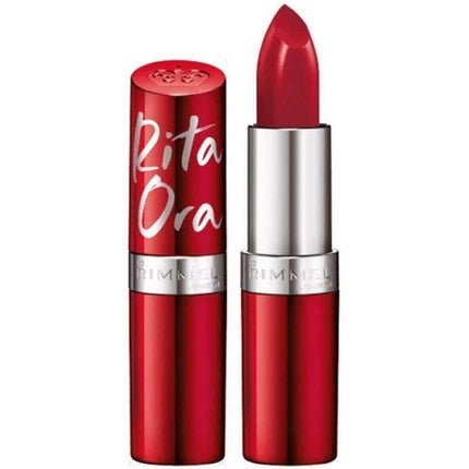 Rimmel London Lasting Finish Lipstick By Rita Ora 002 Red Instinct 1 count - Maison des fragrances