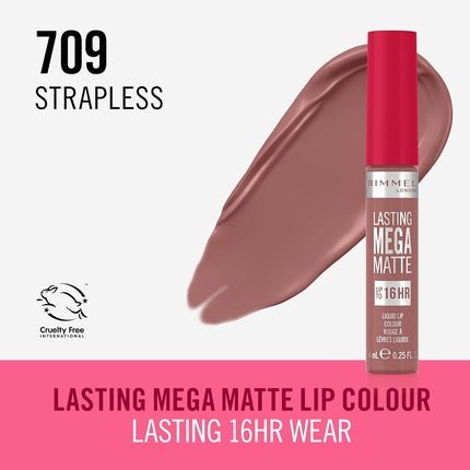 Rimmel London Lasting Mega Matte Liquid Lipstick Long - Lasting Hydrating Vegan - Maison des fragrances