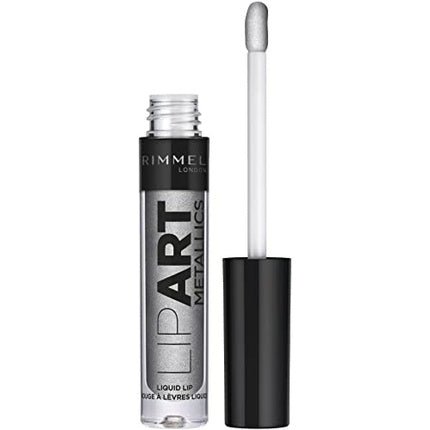 Rimmel London Lip Art Metallics Silver Liquid 2ml - Maison des fragrances