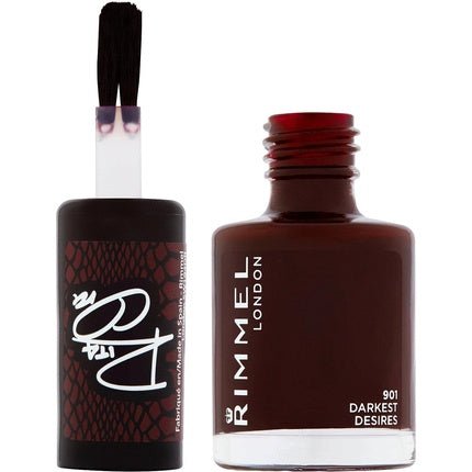 Rimmel London Rita Ora 60 Seconds Super Shine Nail Polish 8ml 901 Darkest Desires - Maison des fragrances