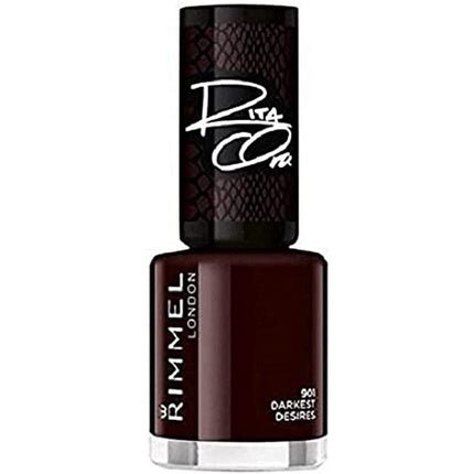 Rimmel London Rita Ora 60 Seconds Super Shine Nail Polish 8ml 901 Darkest Desires - Maison des fragrances