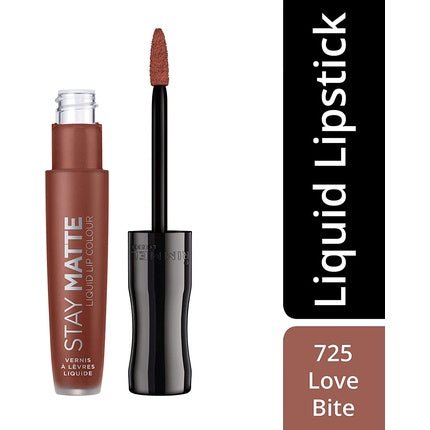 Rimmel London Stay Matte Liquid Lipstick Love Bite Nude Shade 6 5.5ml - Maison des fragrances