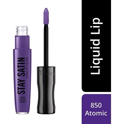 Rimmel London Stay Satin Brillo Liquid Lip Colour 850 Atomic 5.5ml - Maison des fragrances