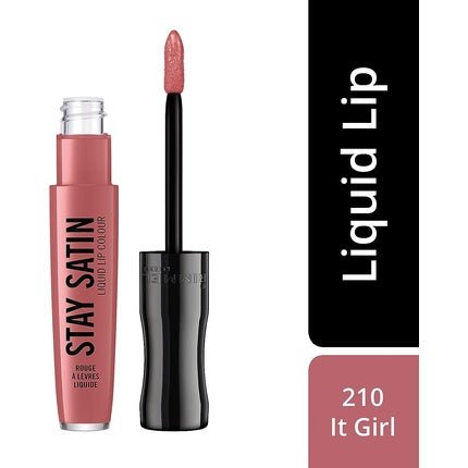 Rimmel London Stay Satin Liquid Lipstick 5.5ml 210 It Girl - Maison des fragrances