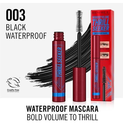 Rimmel London Thrill Seeker Waterproof Mascara Black - Maison des fragrances