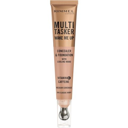 Rimmel Multi - Tasker Wake Me Up Foundation And Concealer 045 Classic Ivory 20ml - Maison des fragrances