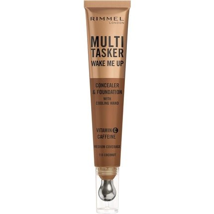 Rimmel Multi - Tasker Wake Me Up Foundation & Concealer 110 Warm Coconut - Maison des fragrances