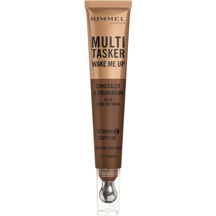 Rimmel Multi - Tasker Wake Me Up Foundation & Concealer 120 Tiramisu - Maison des fragrances