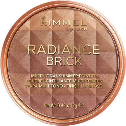 Rimmel Radiance Brick Pressed Powder 12g Dark 003 - Maison des fragrances