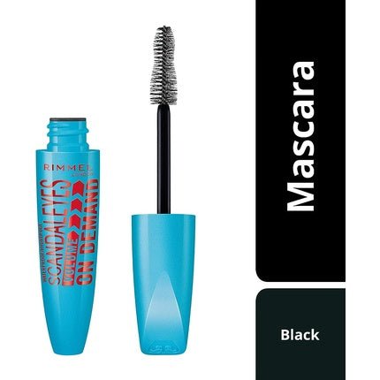 Rimmel Scandaleyes Volume On Demand Waterproof Mascara - Black, 12ml - Maison des fragrances