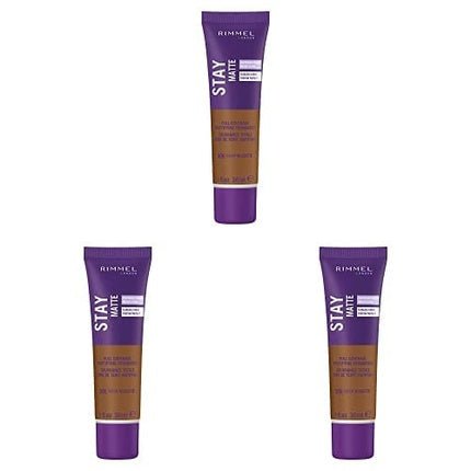 Rimmel Stay Matte Foundation Deep Noisette 1 Fluid Ounce - Maison des fragrances