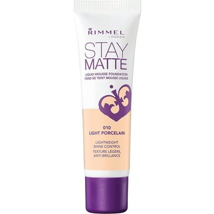 Rimmel Stay Matte Foundation Light Porcelain 1oz - Pack of 2 - Maison des fragrances