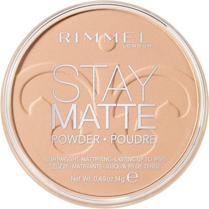Rimmel Stay Matte Pressed Powder Silky Beige 14g - Maison des fragrances