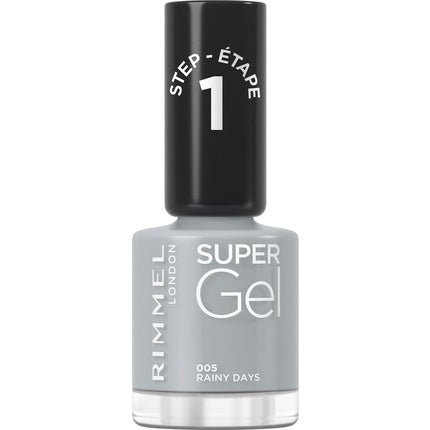 Rimmel Super Gel Nail Polish 005 Rainy Days - Maison des fragrances