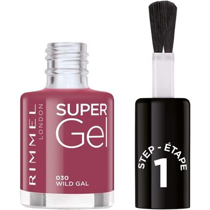 Rimmel Super Gel Nail Polish 030 Wild Gal 12mL - Maison des fragrances