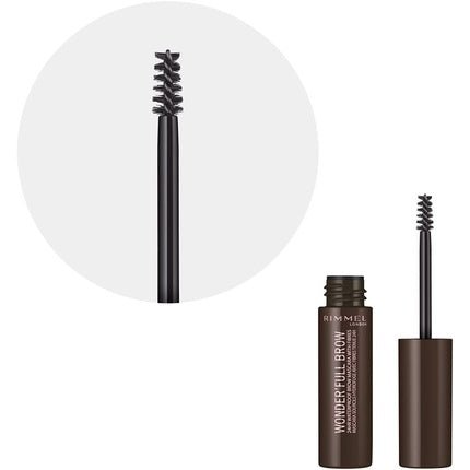 Rimmel Wonderfull Brow Eyebrow Mascara 3 Dark 4.5ml - Maison des fragrances