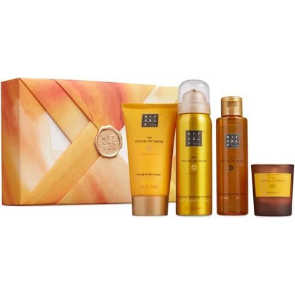 RITUALS Gift Set The Ritual of Mehr S - 4 Home and Skincare Products with Sweet Orange and Cedar Wood - Bath Gift Box - Maison des fragrances