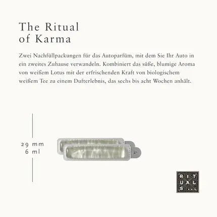 RITUALS The Ritual of Karma Car Fragrance Refill 2x3g - Calming and Soothing - Maison des fragrances