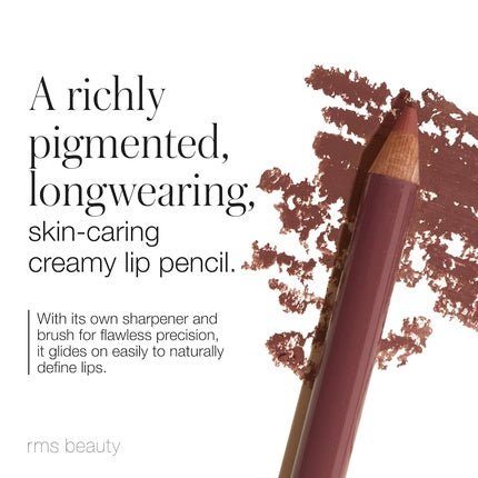 RMS Beauty Go Nude Lip Pencil and Lip Pencil Sharpener Long Lasting Water Resistant Liners Nude Brown and Red Nighttime Nude - Maison des fragrances