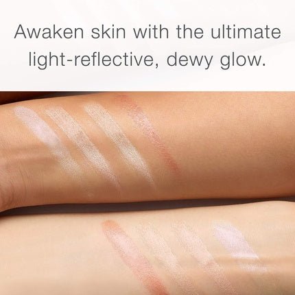 RMS Beauty Luminizer Highlighter Creamy Light - Reflective Organic Face Makeup Palette 0.17 Ounce Champagne Rosé - Maison des fragrances