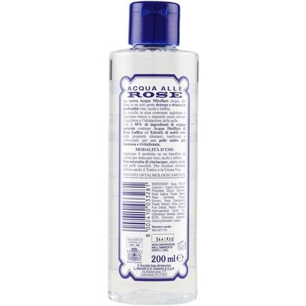 Roberts Micellar Water Bottle 'Acqua alle Rose' 200ml - Maison des fragrances