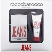 Roccobarocco Jeans Gift Set Edt 75 Ml And Aftershave Balm 100 Ml - Maison des fragrances