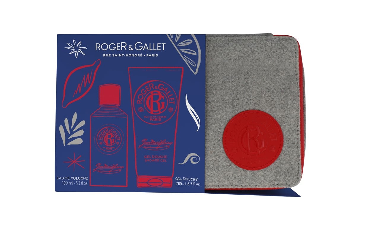Roger & Gallet Jean-Marie Farina Gift Set + Shower Gel Coffret (Coffret) Mixte 100ml - Maison des fragrances