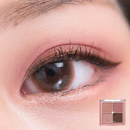 rom&nd Better than Eyes 4 Color Mini Palette 02 Dry Rose - Maison des fragrances