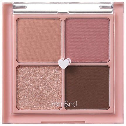 rom&nd Better than Eyes 4 Color Mini Palette 02 Dry Rose - Maison des fragrances