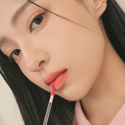 Rom&nd BLUR FUDGE TINT Matte Lipstick Lightweight Cream Type Super Stay K - Beauty Highly Pigmented Moisturizing 0.17oz 14 UNROSE - Maison des fragrances