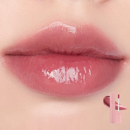rom&nd Dewyful Water Tint Lip Gloss 0.18 fl oz 13 Custard Mauve - Maison des fragrances