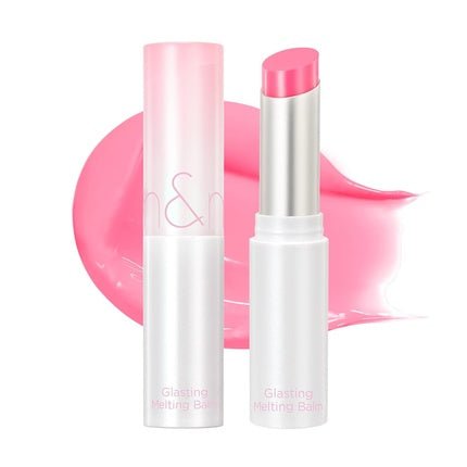 Rom&nd Glasting Melting Balm 3.5g Glossy Plumping Lips Moisture Translucent Water Bomb High Pigmented Vegan 09 Peonies - Maison des fragrances
