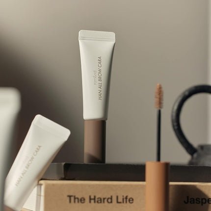 Rom&nd Han All Brow Cara 9g 01 Grace Taupe Tinted Eyebrow Mascara Long Lasting Eyebrow Fixing Defining Shape & Fill Brows Natural Looking Brows Liquid Eyebrow Makeup Volumizing K - Beauty - Maison des fragrances