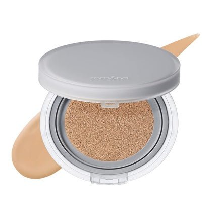 Rom&nd Nu Zero Cushion Long Lasting High Coverage Semi Matte Finish 05 Sand 25 - Korean Cushion Foundation - Maison des fragrances