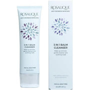 Rosalique 3 in 1 Balm Cleanser for Sensitive Redness - Prone Skin Gentle Makeup Remover Luxurious Cleanser & Soothing Mask - Maison des fragrances