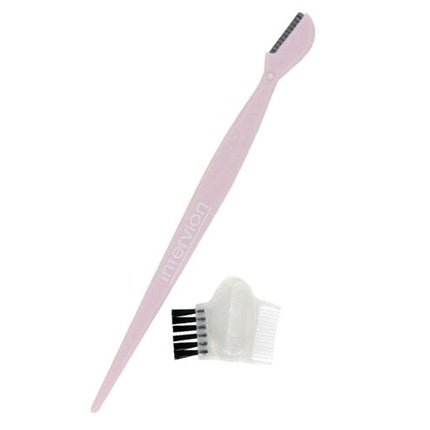 Rose Collection Eyebrow Razor with Comb Cover Inter Vion - Maison des fragrances