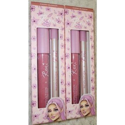 Roxi x Revolution Beauty Cherry Blossom Lip Kits Gloss Liner Limited Ed - Maison des fragrances
