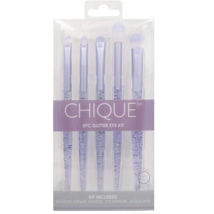 Royal & Langnickel Chique Pink Glitter 5 Piece Makeup Brush Set - Maison des fragrances