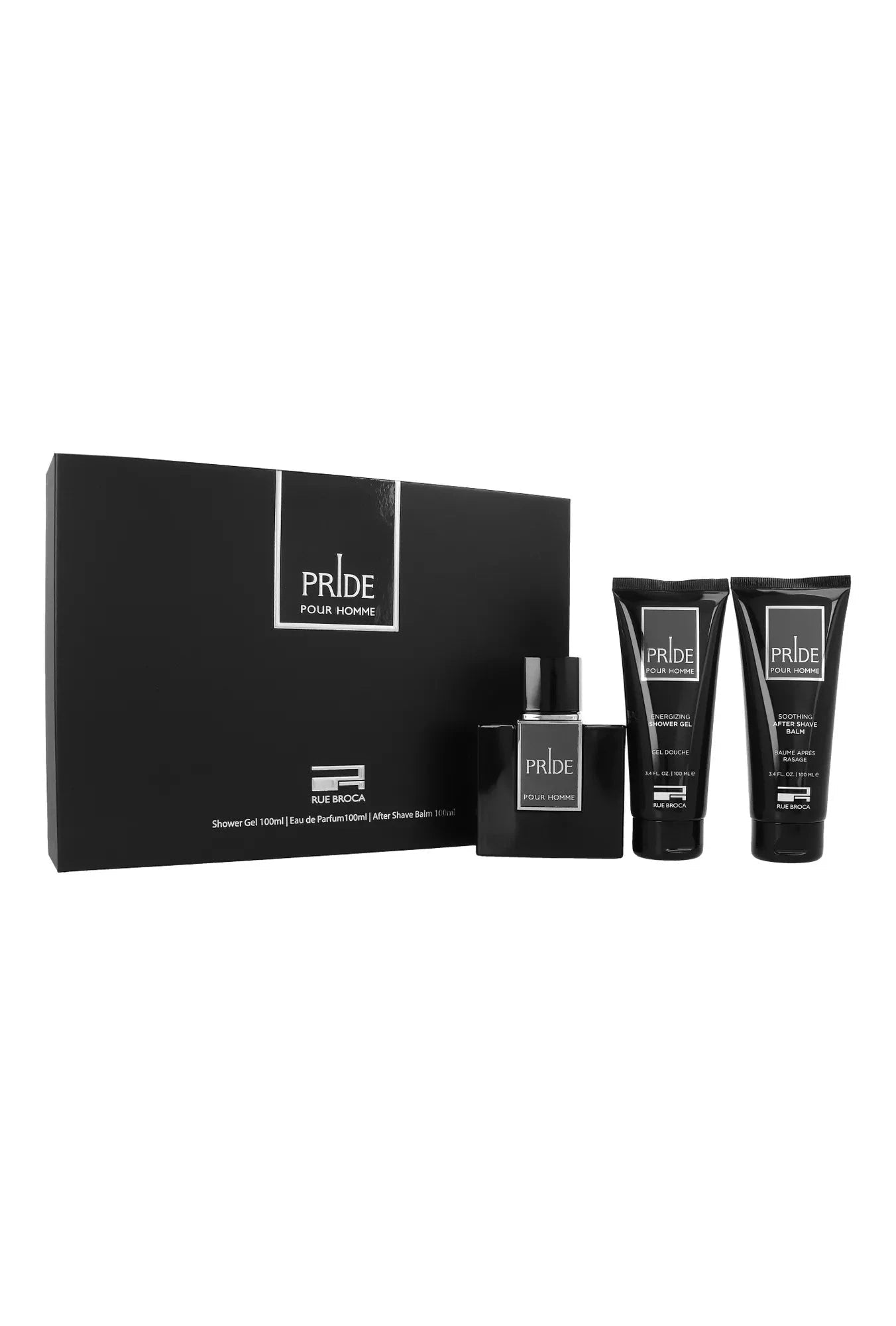 Rue Broca Pride Set Aftershave Balm Shower Gel Coffret (Coffret) Mixte 100ml - Maison des fragrances